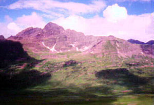 View of Fravert Basin and the Maroon Bells
